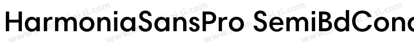 HarmoniaSansPro SemiBdCond字体转换